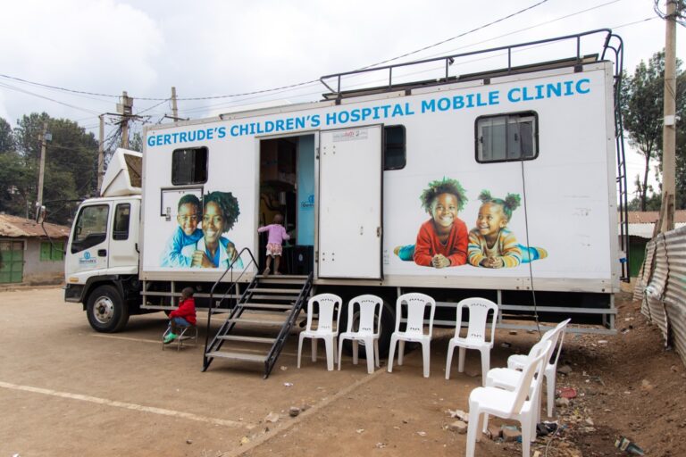 Gertrude's Children's Hospital Mobile Clinic truck, Mathare
